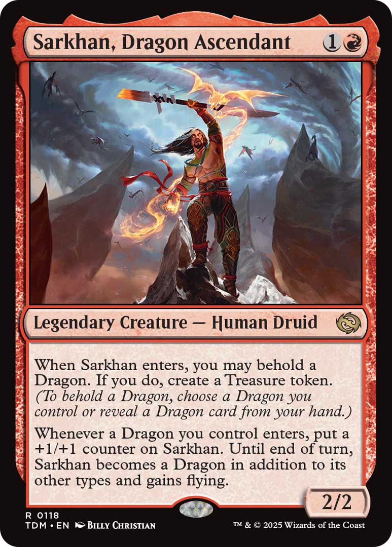 A card from the Tarkir: Dragonstorm set