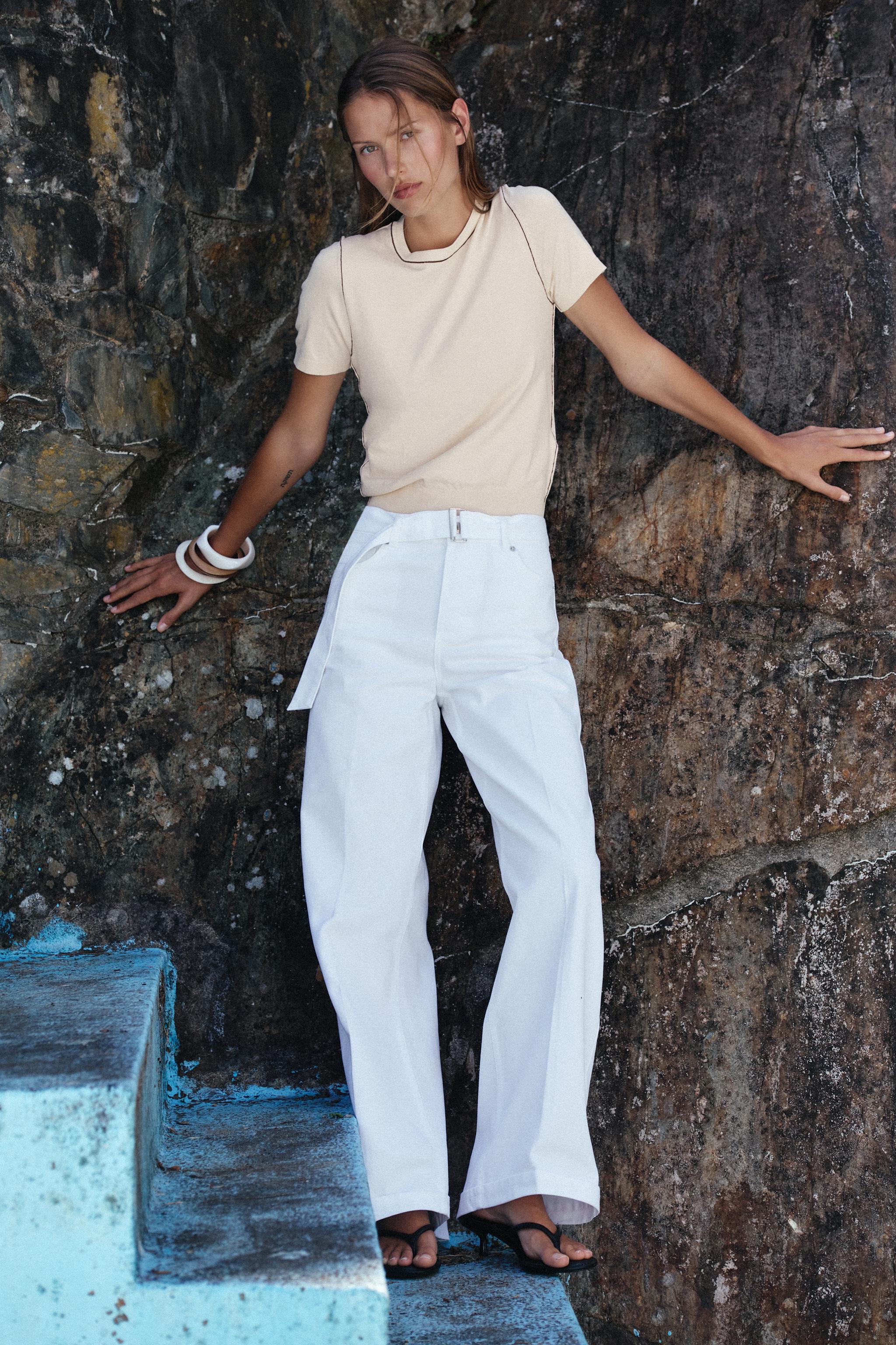 Jeans Z1975 Wide-Leg High-Waist With Belt