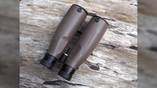 Close up photo of the Bushnell Forge 15x56 binoculars