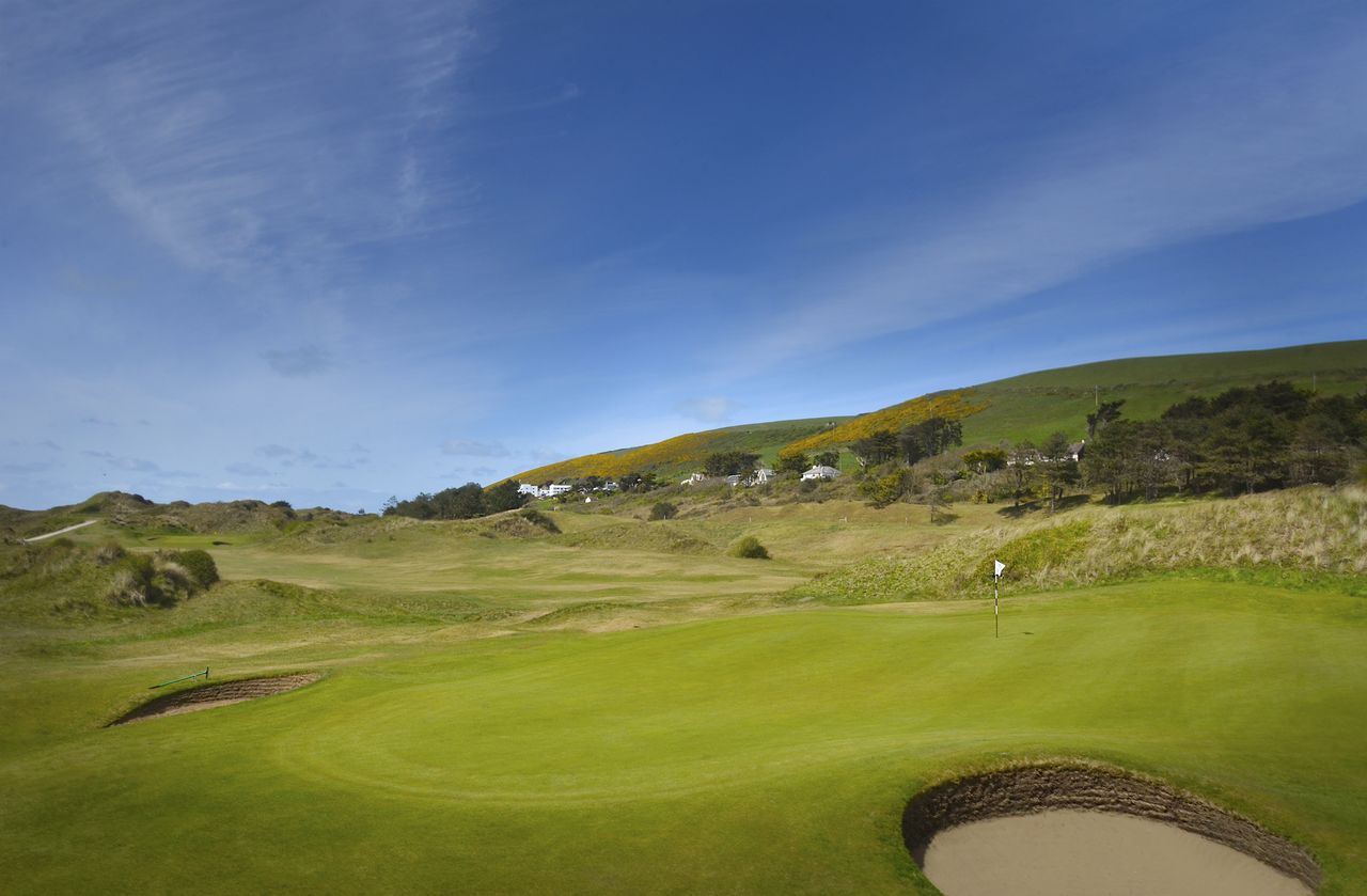 Saunton West course 18th hole