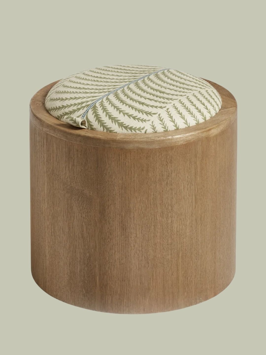 OKA, Leto Areca Ottoman in Weathered Oak
