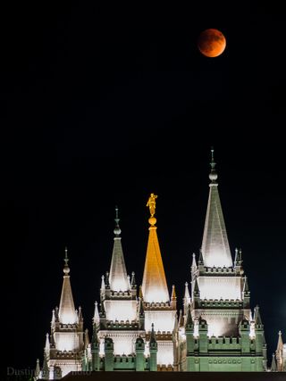 Supermoon Eclipse By Dustin Baugh