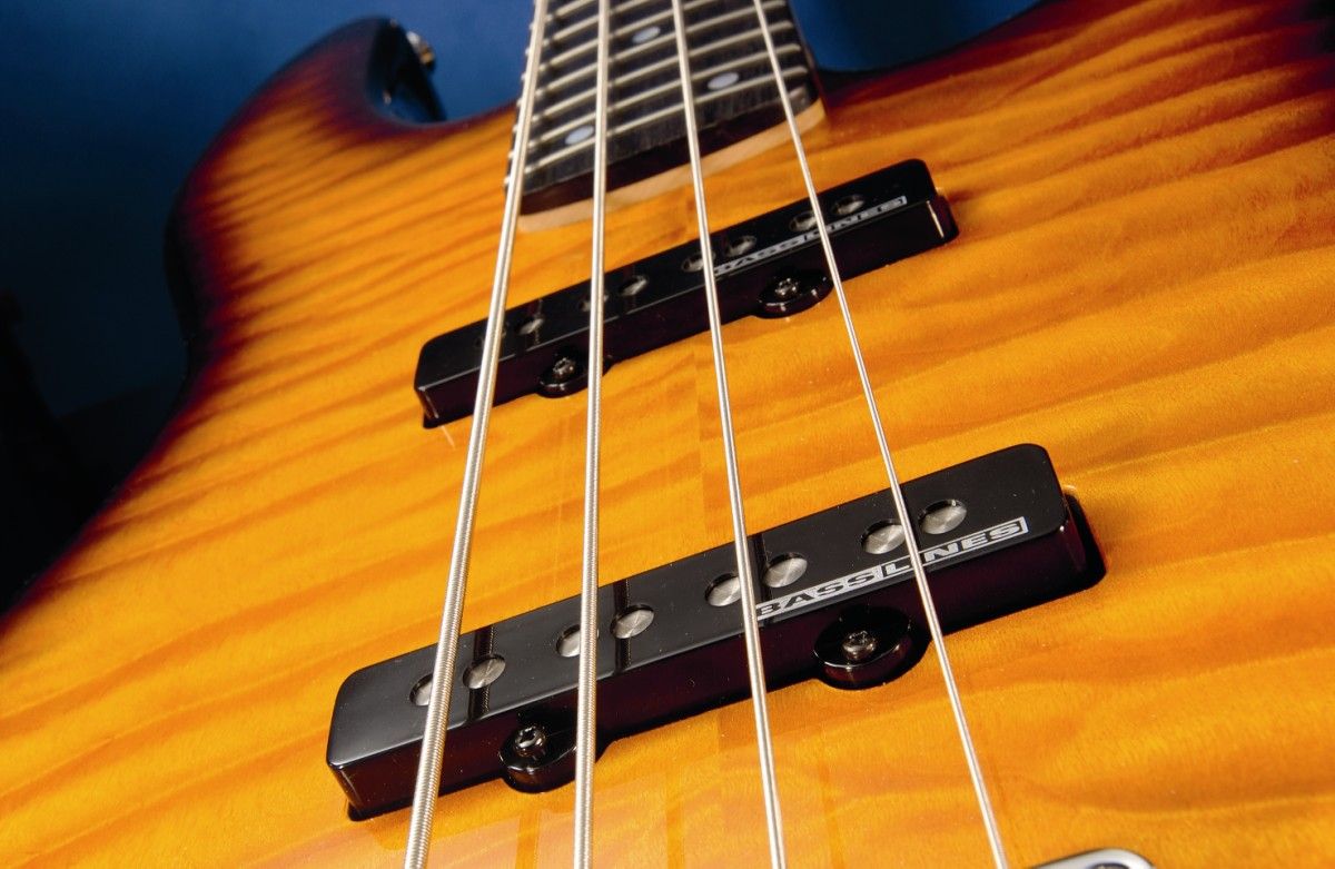 The Seymour Duncan Bassline pickups possess active circuitry