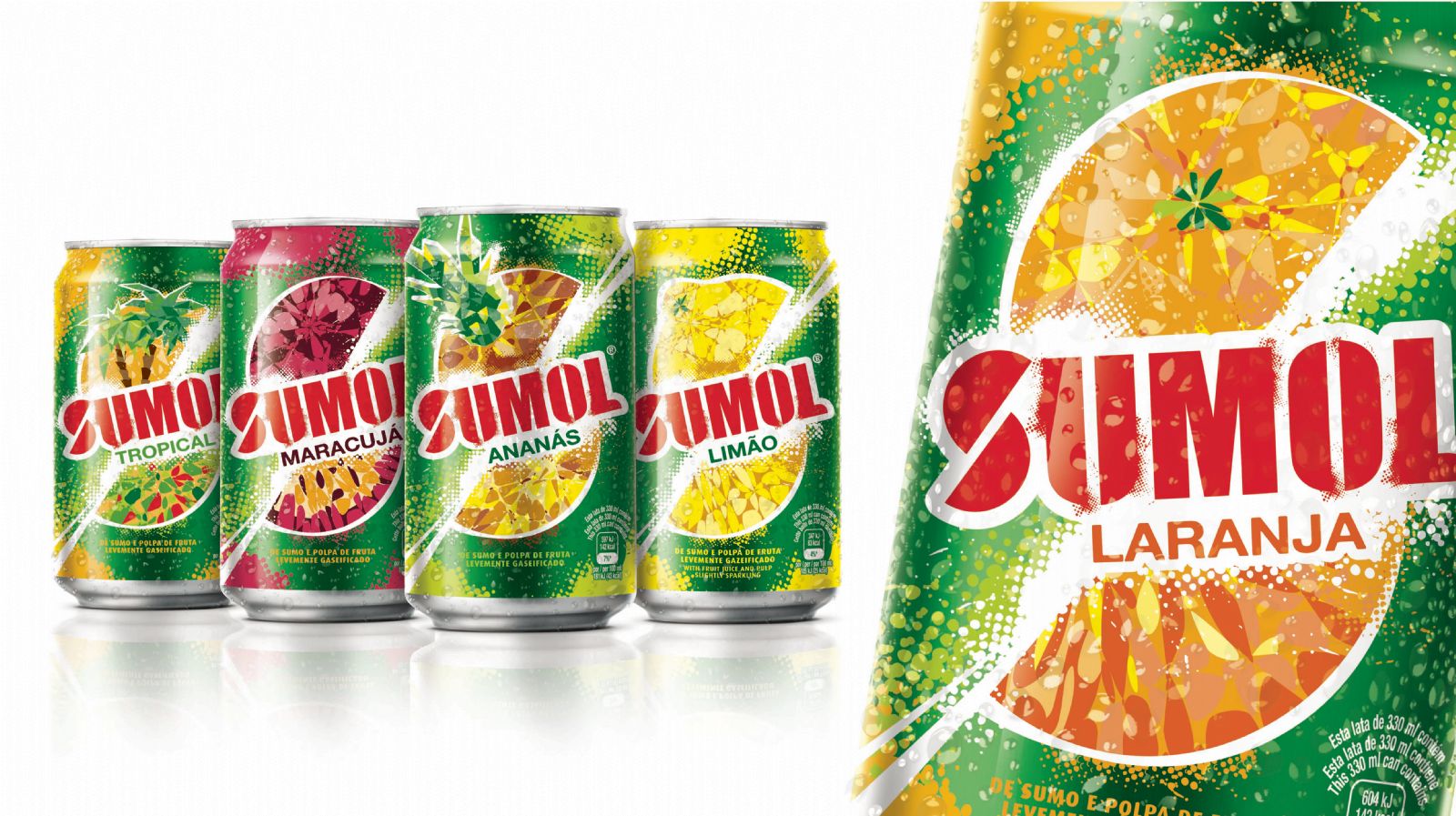 Bluemarlin's used street art style lettering to create this logo for Portuguese soft drink Sumol