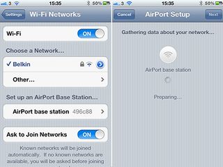 Setting up an AirPort Express for AirPlay is simple using your iPhone