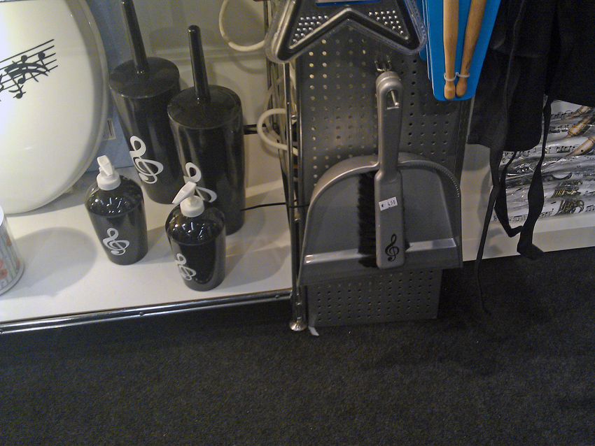 Musical toilet brush anyone?