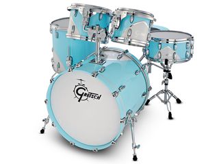 The kit is finished in a two-tone Motor City Blue lacquer.