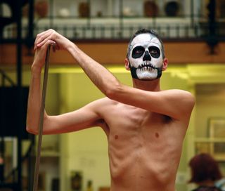skeleton boy art macabre