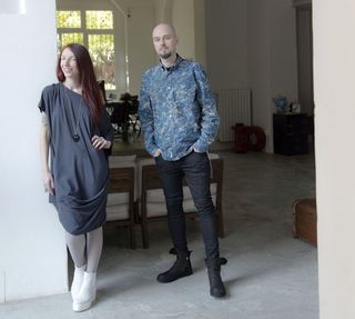 Creative director Ced Pakusevskij (right) and fashion director Elisabetta Giovi are helping launch FullScream's new London office