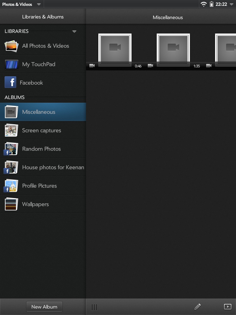HP touchpad