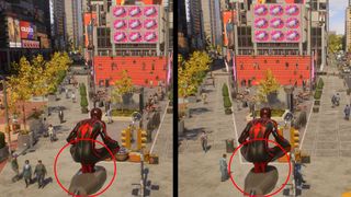 spider-man 2 performance or fidelity mode differences 