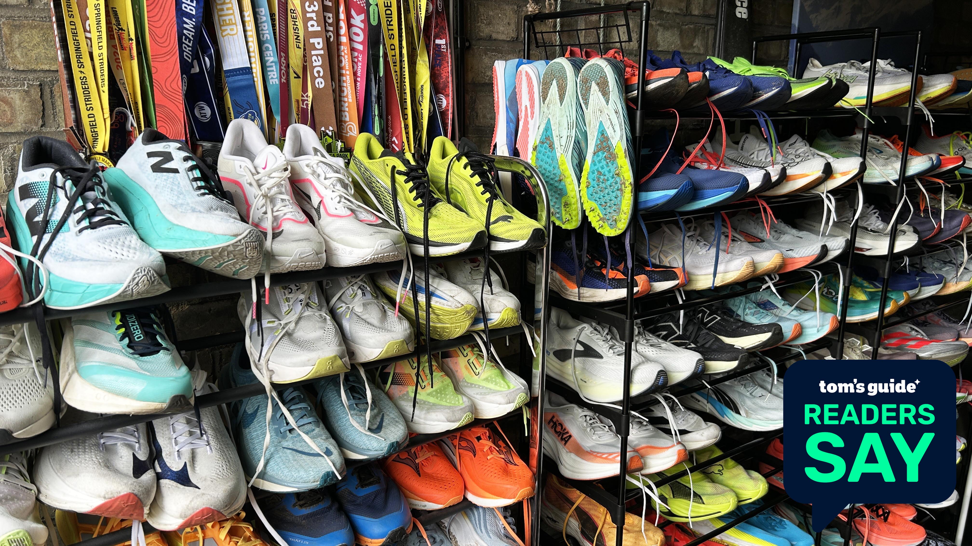 a photo of running shoes