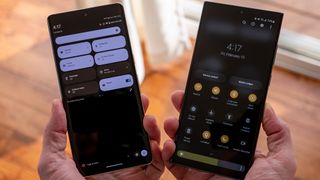 Comparing the quick toggles and software between the Samsung Galaxy S23 Ultra and Google Pixel 7 Pro