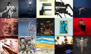 A selection of album covers from the test track playlist