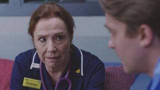 Siobhan reprimands Cam in her new role as Holby ED clinical lead.