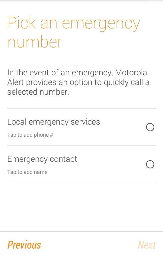 Motorola Alert setup