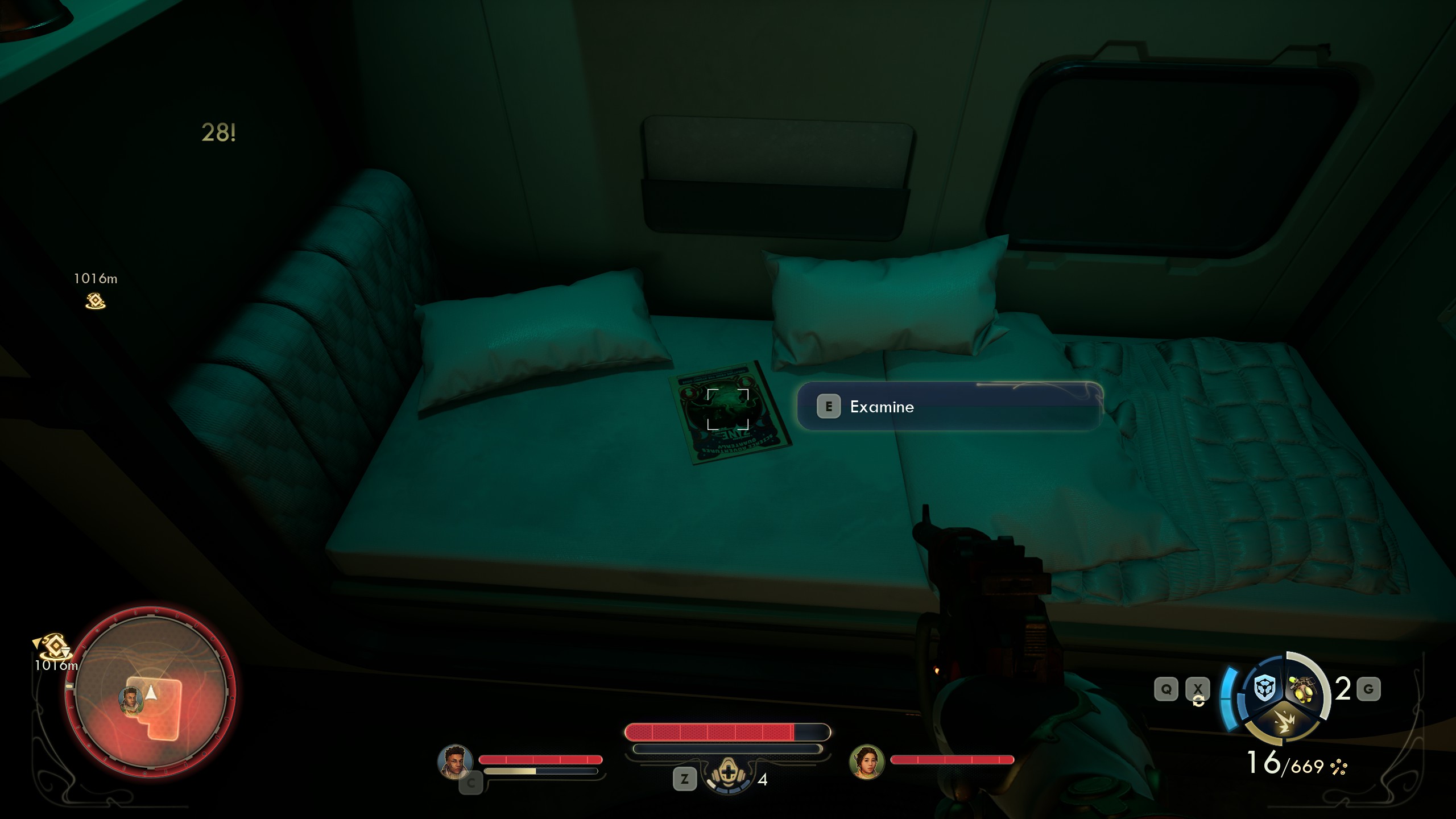Outer Worlds 2 mag location on bed