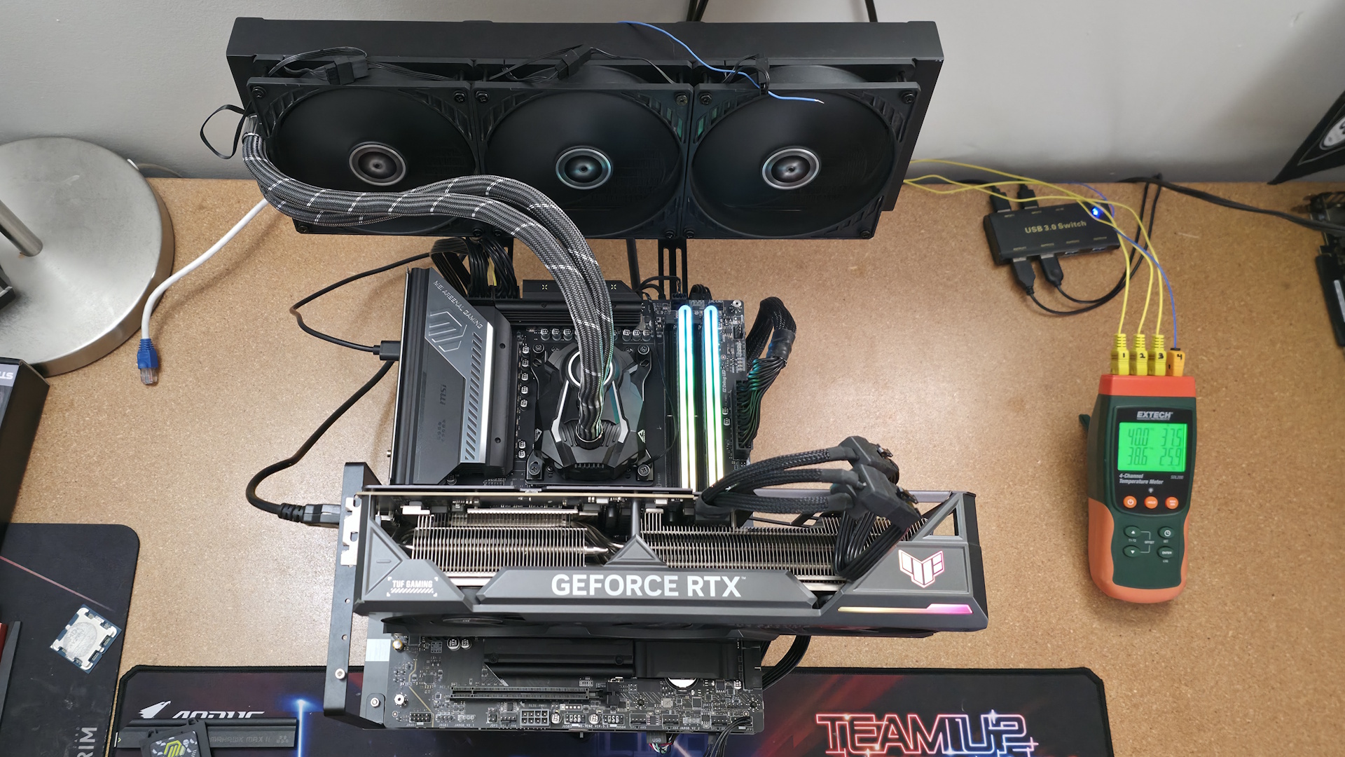 MSI MAG B850 Tomahawk Max Wifi II - on the test bed