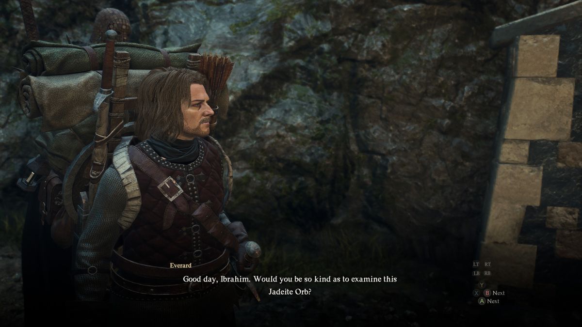 Dragon's Dogma 2 Jadeite Orb - Checking the orb