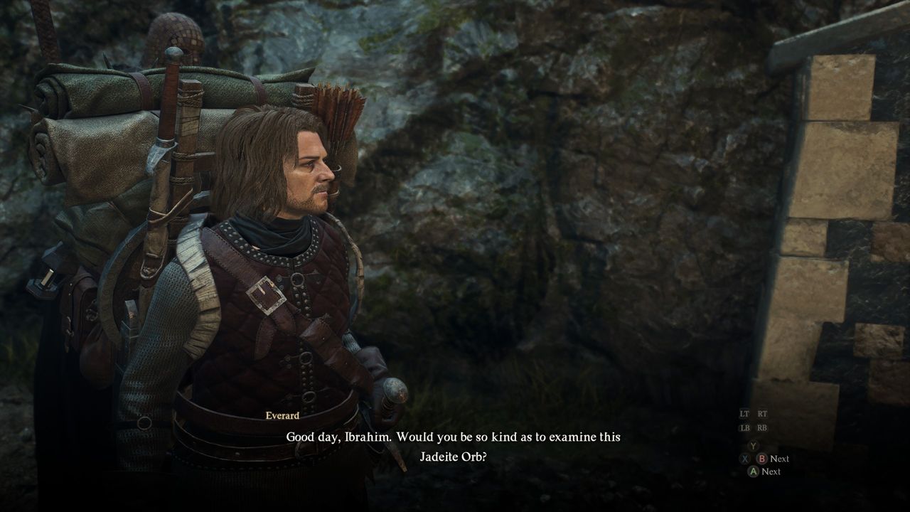 Dragon's Dogma 2 Jadeite Orb - Checking the orb
