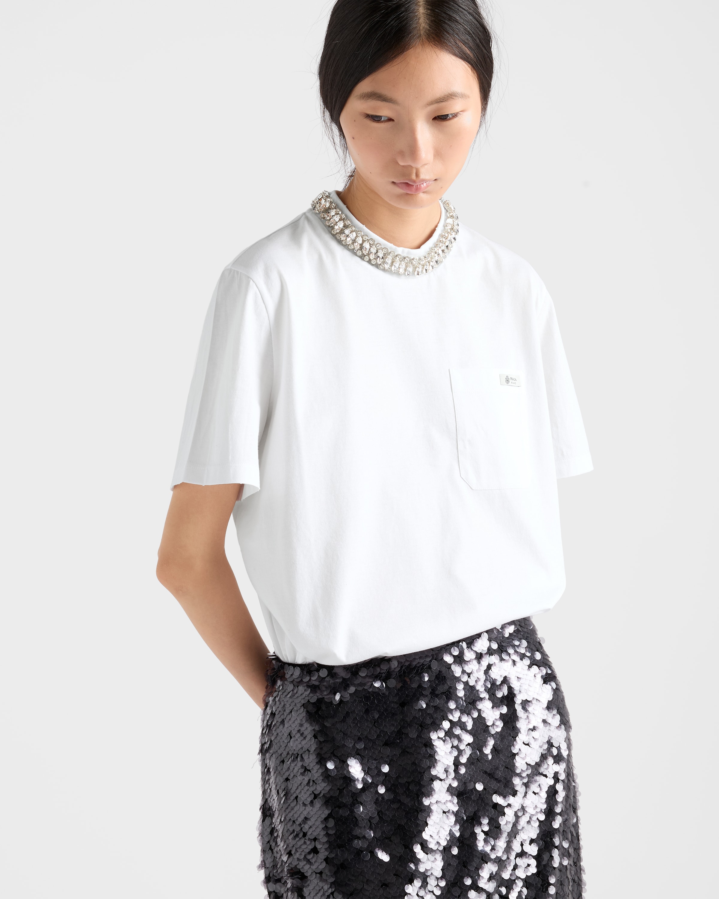 Embroidered Jersey T-Shirt