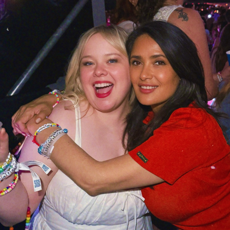 Nicola Coughlan and Salma Hayek