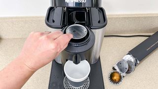 Nespresso Vertuo on kitchen counter