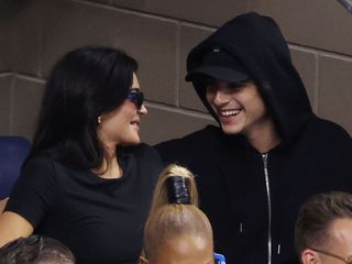 Kylie Jenner and Timothée Chalamet attend the US Open