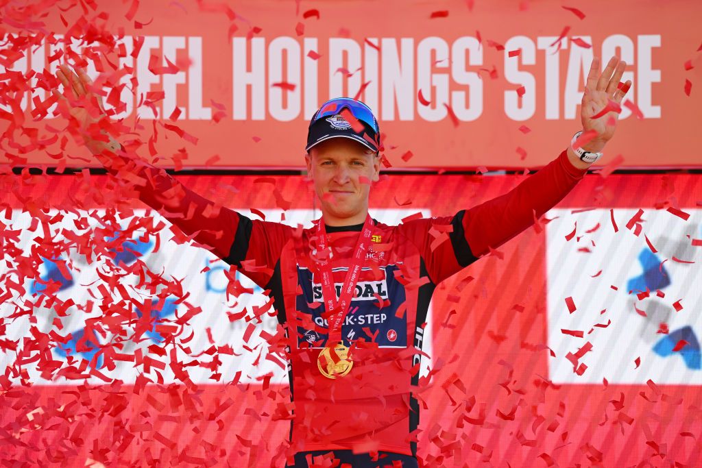 Tim Merlier is the first leader of the 2024 UAE Tour