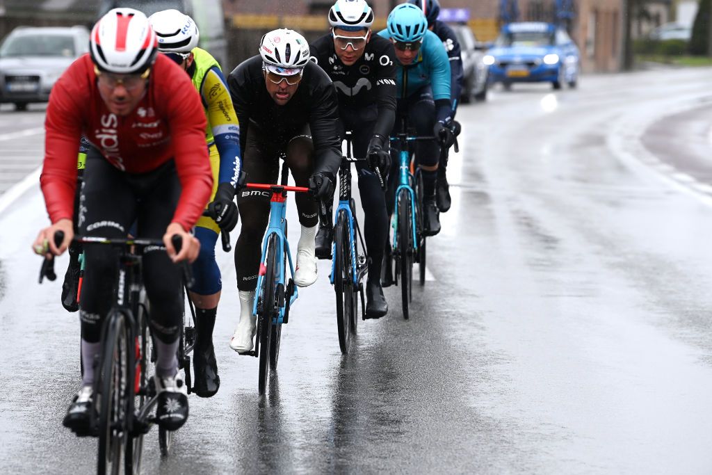 WEVELGEM BELGIUM MARCH 26 Greg Van Avermaet of Belgium and AG2R Citron Team competes in the breakaway during the 85th GentWevelgem in Flanders Fields 2023 Mens Elite a 2609km one day race from Ypres to Wevelgem UCIWT on March 26 2023 in Wevelgem Belgium Photo by Tim de WaeleGetty Images