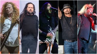 Dave Mustaine, Jonathan Davis, Kid Rock, Vince Neil and Robb Flynn art various shows