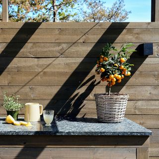 outdoor kitchen worktop