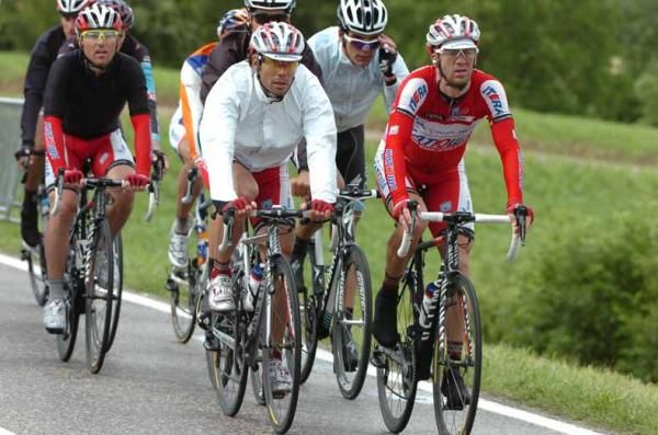 Oscar Freire (Katusha) in the peloton.