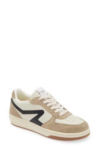 Rag & Bone beige and black and white sneakers