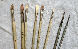 paint brush selection