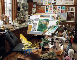 Get a tour of Dinotopia artist's studio