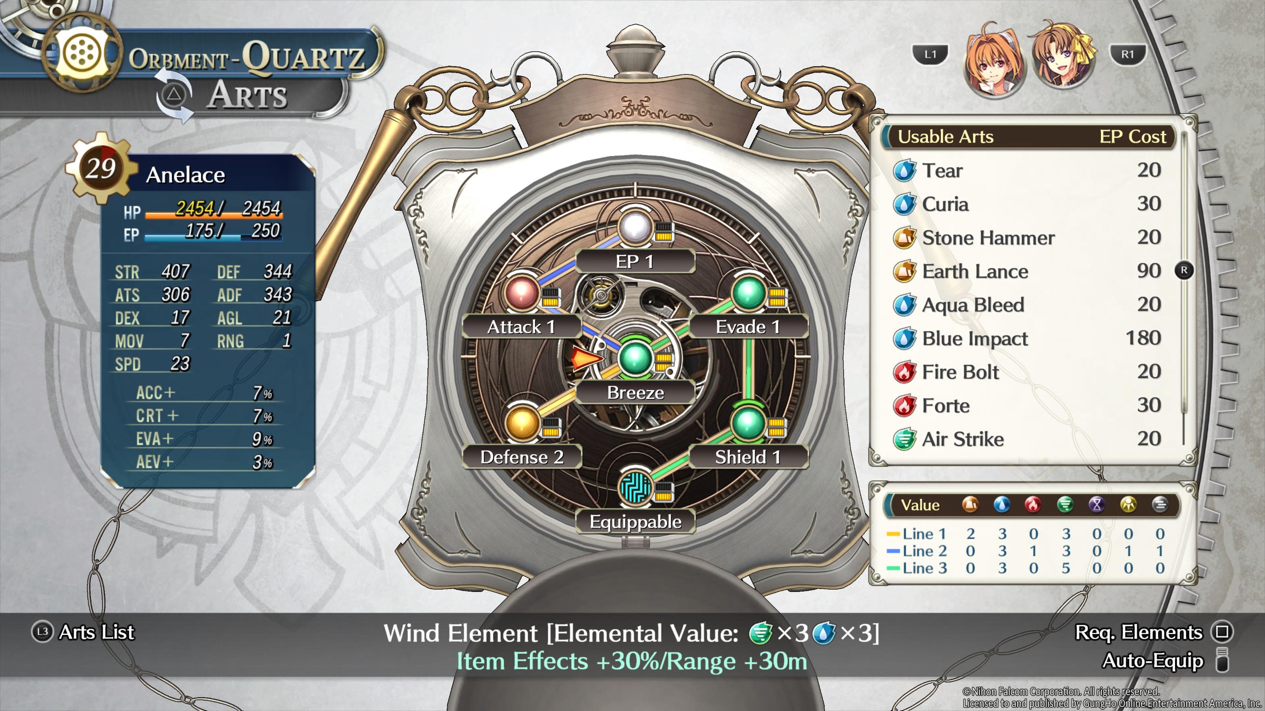 Orbment in Trails in the Sky Second Chapter