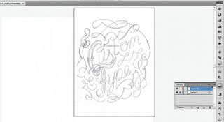 Use the Calligraphic Brush tool: step 1