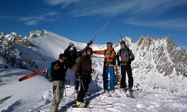 Great day of skiing during "man-cation" ski adventure at Big Sky, Montana