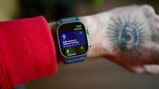 Apple Watch Ultra 2 displying the workout app