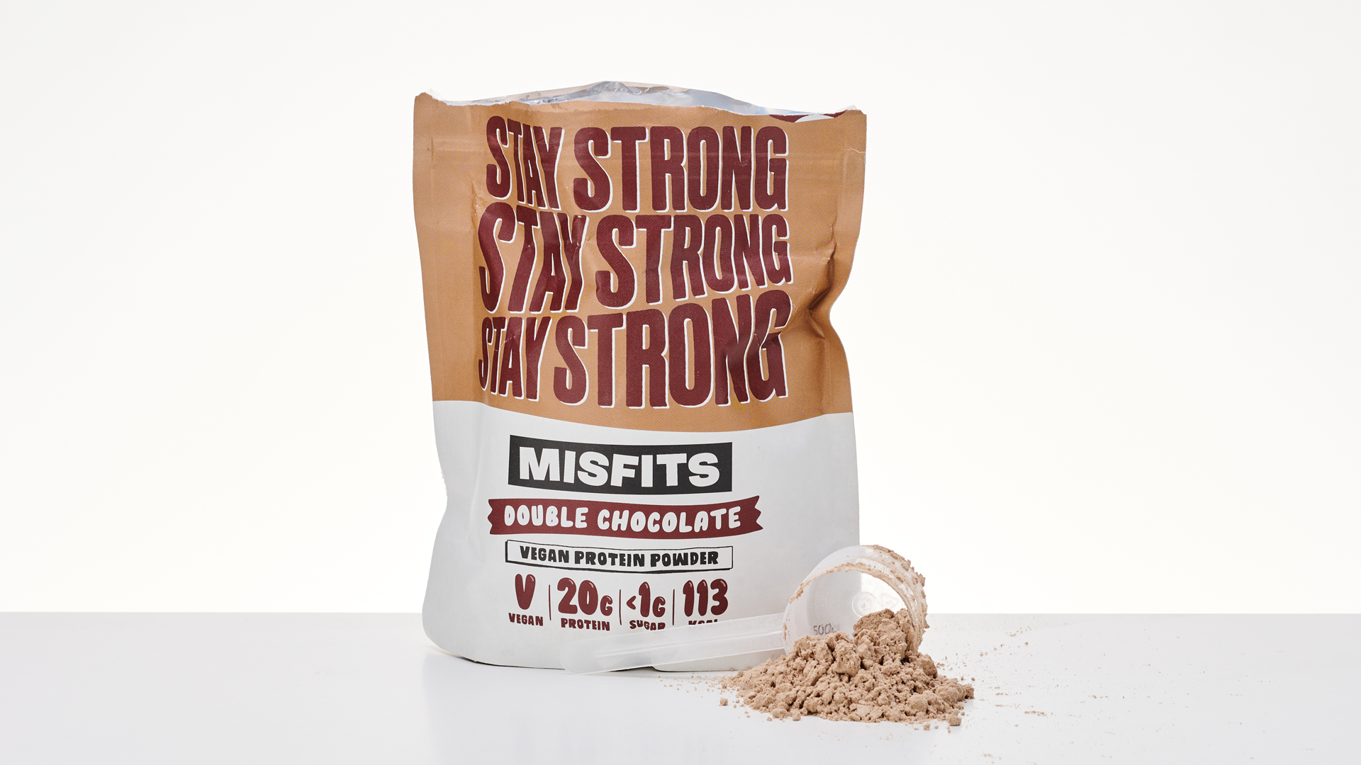 misfits vegan protein powder dark chocolate