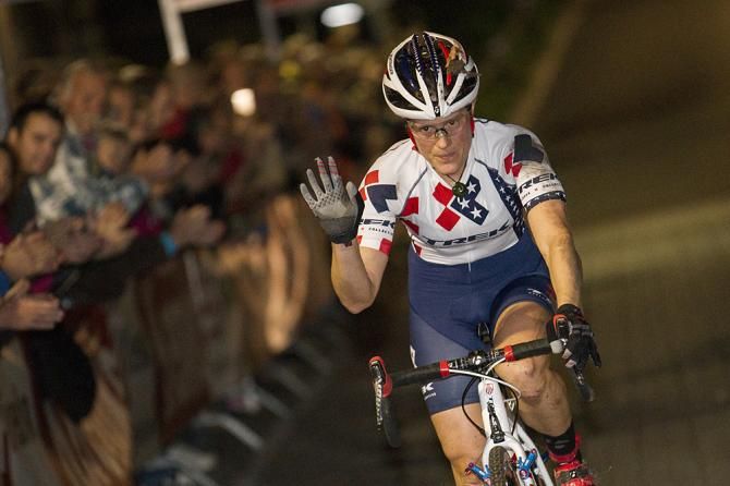 Katie Compton (Trek) in second