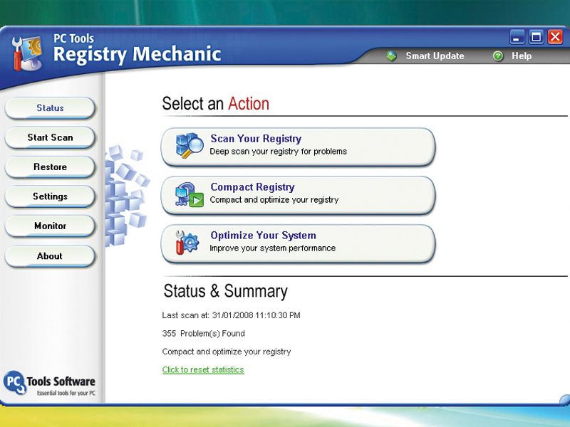 cnet pc tools registry mechanic