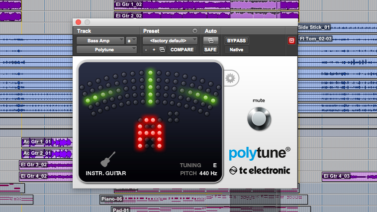 guitar tuner plugin