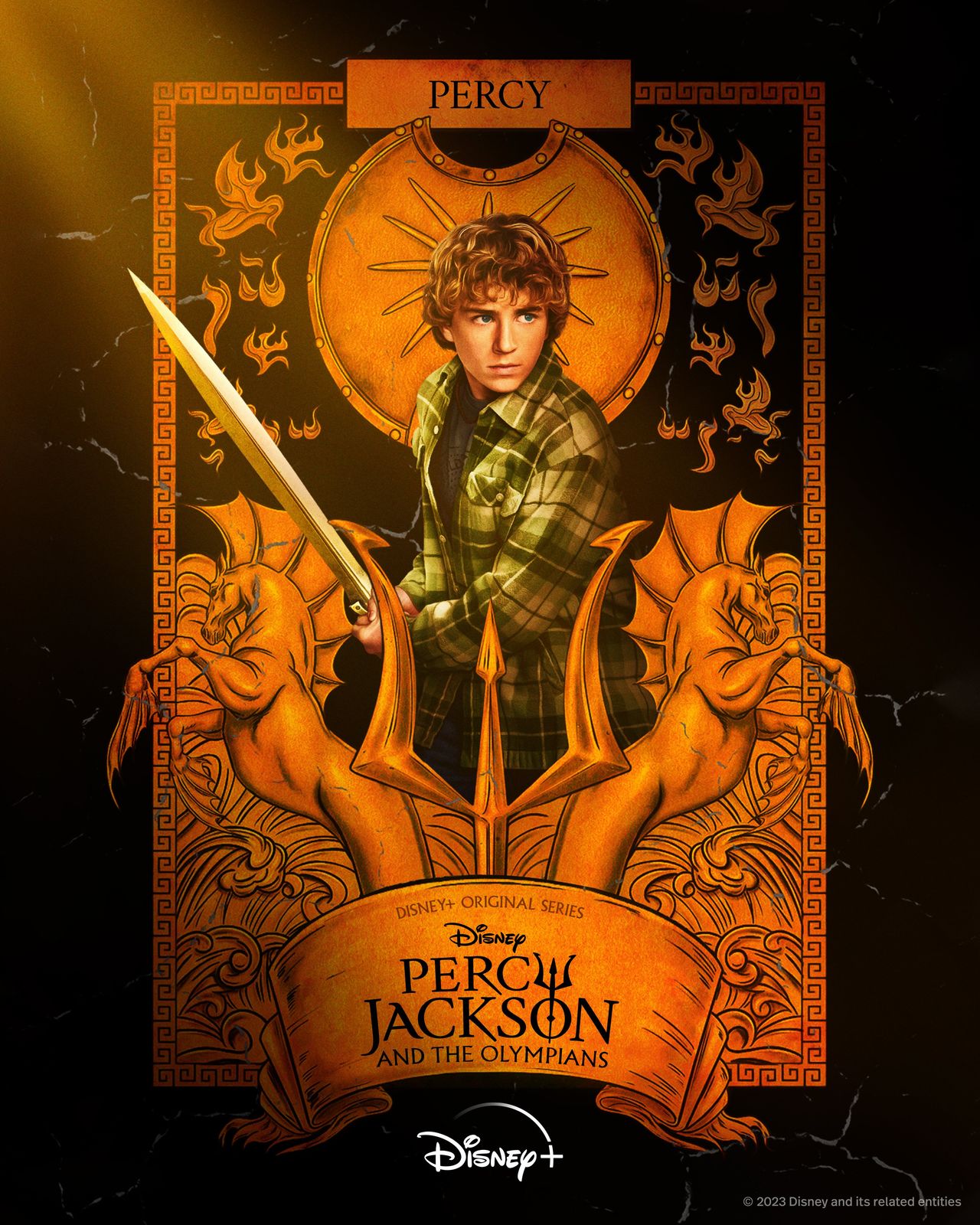 Percy Jackson &amp; the Olympians character poster for Grover Underwood
