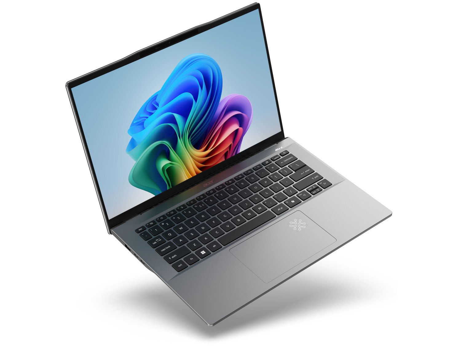 Acer Swift Go 14 AI — один из первых компьютеров Copilot+ с новым 8-ядерным процессором Qualcomm Snapdragon X Plus.