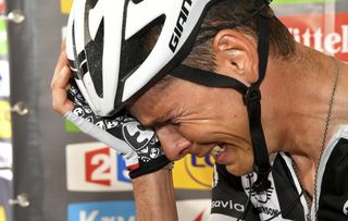 The raw emotion of Warren Barguil after his narrow photo finish loss on stage 9 to Rigoberto Uran