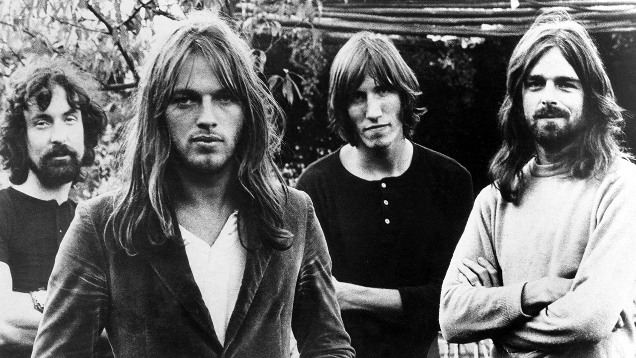 Pink Floyd, (L-R: Nick Mason, Dave Gilmour, Roger Waters and Rick Wright) pose for a publicity shot circa 1973. (Photo by Michael Ochs Archives/Getty Images)