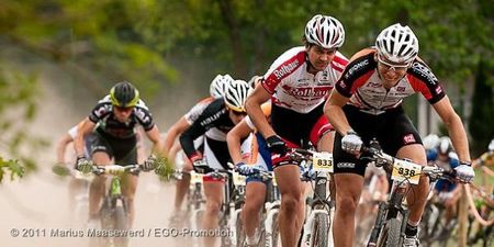 The start of the men's short race
