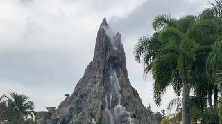 Universal's Volcano Bay great view of Volcano.